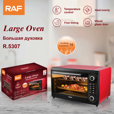 Electric Oven 48L Large Capacity Multifunctional Visual Baking at Home Smart Cake Machine Breakfast Machine R.5307