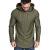 Foreign Trade Men's Jacket Spring and Autumn Men's Sweater Long Sleeve Slub Cotton European and American Hooded Sweaters Menswear Coat