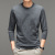 2022 New Knitwear Men's round Neck Autumn and Winter Warm Pullover Middle-Aged and Elderly Anti-Pilling Casual Sweater Sweater