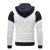 Foreign Trade Men's Clothing Multicolor Hoodie Men's Casual Sports Fake Two-Piece Zipper Hooded Sweaters Menswear