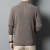 Pure Wool Sweater Men's Half Turtleneck Thickened Jumper Middle-Aged and Elderly Winter Leisure Collar Decorated with Buttons Dad Wear Sweater