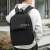 New Simple Derm Computer Bag Men's Waterproof Schoolbag Students Wholesale Large Capacity Backpack Custom Logo