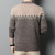 Men's Round Neck Sweater 100 Pure Wool Winter Thickened Jumper Middle-Aged and Elderly Super Thick Thick Woolen Sweater