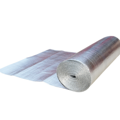 Export to Russia High Quality Thermal Insulation Aluminum Foil Bubble Film Reflective Material Double-Sided Aluminum Foil Bubble Film Wholesale