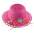 New Children's Beach Sun Protection Straw Hat Outdoor Travel Sun Hat Kids Wide Brim Summer Hat