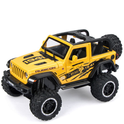 (Bulk) Jianyuan 1:32 Jeep Modified Alloy Sound and Light Warrior Car Model Car Cover Detachable Dc32372