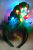 European and American Children's Hair Accessories Led Light Headdress Elf Hat Christmas Headband Halloween Funny European and American Spot Batch
