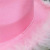 Cross-Border Hot Selling Ins Pink Cowboy Hat Women 'S Non-Woven Crown Western Jazz Polyester Rolled Brim Top Hat Foreign Trade