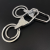 Boya 7045 Keychain Alloy Key Ring Simple Double Ring Middle Buckle Cross-Border Southeast Asia Middle East Africa Hot Sale Products