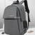 New Simple Derm Computer Bag Men's Waterproof Schoolbag Students Wholesale Large Capacity Backpack Custom Logo