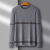 Men's Round Neck Sweater 100 Pure Wool Thickened Pullover Middle-Aged and Elderly Winter Super Thick Thermal Thick Woolen Sweater