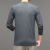 2022 New Knitwear Men's round Neck Autumn and Winter Warm Pullover Middle-Aged and Elderly Anti-Pilling Casual Sweater Sweater