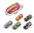 Metal Car Warrior Mini Car Children's Toy Car Wholesale Stall Sugar Model Simulation Car Delivery