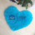 Shida Long Hair for Thickening Minimalist Carpet Home Bedroom Silk Wool Solid Color Double Peach Heart Love Carpet Floor Mat
