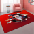 Cross-Border Christmas Red Festive Crystal Velvet Floor Mat Entrance Door Entrance Absorbent Non-Slip Floor Mat Factory Direct Supply