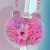 Candy-Colored Hair Tie Cute Girl Heart Pink Bag Disposable Hair Rope Does Not Hurt Hair Rubber Bands Children Hair Accessories