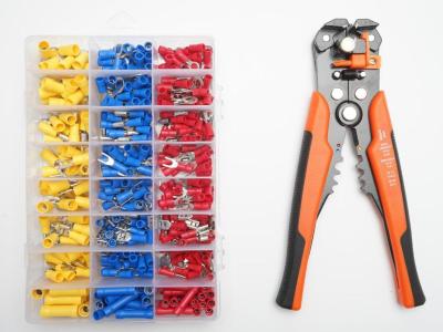 24 Models 400pcs Cold Pressing Pre-Insulated Terminal Block + Stripping Crimping Plier Suit Combination Amazon AliExpress Burst