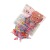 200 PCs Bagged Cute Ice Cream Color High Elasticity Small Size Children Hair Braiding Disposable Rubber Band Hair Ring Accessories