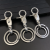 Boya 6038 Keychain Alloy Key Ring Simple Double Ring Middle Buckle Cross-Border Southeast Asia Middle East Africa Tiger Buckle