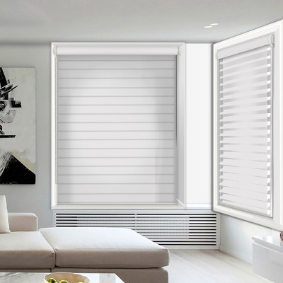 Shangri－La Soft Gauze Curtain Day & Night Curtain Louver Dream Light Shade Roller Shutter Double Roller Blind Curtain Rod