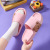 Internet Celebrity Ins Cartoon Slip-on Slippers Women's Cute Couple Interior Home Men's Soft Bottom Bath Sandals