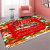 Cross-Border Christmas Red Festive Crystal Velvet Floor Mat Entrance Door Entrance Absorbent Non-Slip Floor Mat Factory Direct Supply