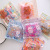 200 PCs Bagged Cute Ice Cream Color High Elasticity Small Size Children Hair Braiding Disposable Rubber Band Hair Ring 