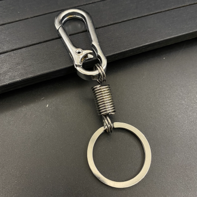 Boya 6030 Keychain Alloy Key Ring Simple Spring Middle Buckle Cross-Border Southeast Asia Middle East Africa Classic