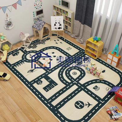 Home Baby Children's Room Crawling Blanket Bedroom Living Room Cashmere Game Carpet Indoor Drop-Resistant Skid Resistance Blanket
