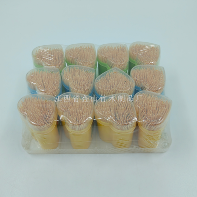 Love Bottle Hotel Restaurant Restaurant Toothpick Holder Disposable Natural Eco-friendly Bamboo Toothpick