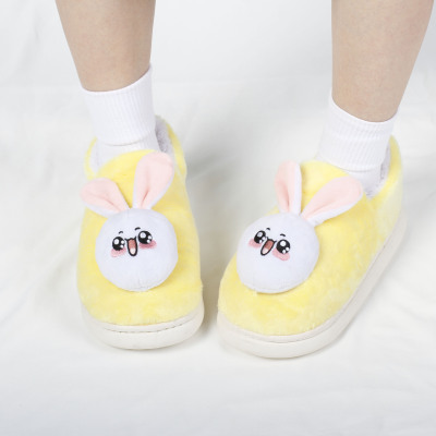 Winter Warm Thickened Cotton Slippers Shoes Cute Cartoon Home Indoor and Outdoor Plush Cotton Slippers Home Wholesale Couples Cotton Shoes