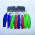 Factory Direct Supply Wholesale Fish Knife Folding Color Handle Fruit Knife Stainless Steel Kitchen Knife Gift Keychain