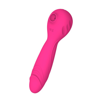 Sucking Vibrator Heating Chris Charging Massage Stick Silicone 10-Frequency Female Self-Wei Stick Adult Supplies Wholesale