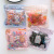 200 PCs Bagged Cute Ice Cream Color High Elasticity Small Size Children Hair Braiding Disposable Rubber Band Hair Ring Accessories