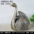 New Creative Live-Streaming Supply Metal Plating Color Swan Ashtray One Piece Dropshipping Spot Goods Decorations