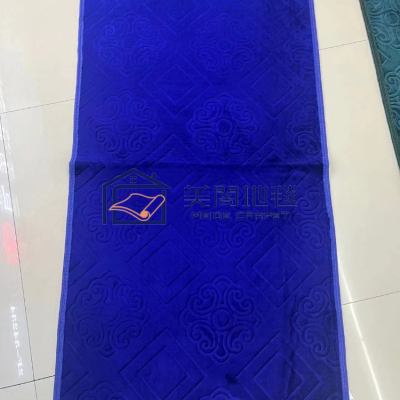 Shida Raschel Embossed Prayer Mat with Tassel Prayer Mat Solid Color Floor Mat Thickened Prayer Mat Carpet Factory Wholesale