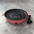 30cm Multifunctional Electric Hotplate Mini Non-Stick Household Barbecue Oven Double Gear Portable