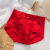 New 3D Hip Lifting Large Size Mid-Waist Pure Color Seamless Briefs Women's Spot Sales Girl Cotton Crotch Panties