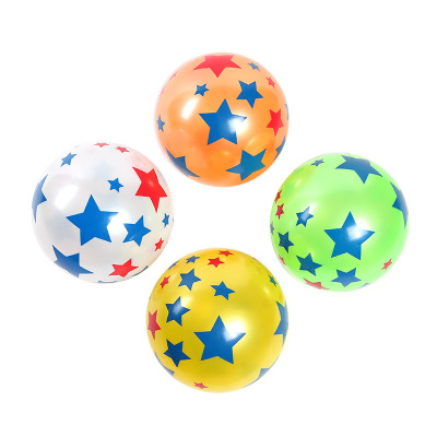 Inflatable Toy Ball Beach Ball Children's Early Education Swimming Water Ball Plastic Ball Water Children Playing Water Color Marine Ball