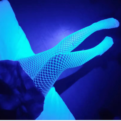 Luminous Pantyhose Sexy Lingerie Sexy Cutout Closed Crotch Not Open Mesh Stockings Fishnet Stockings Mesh Stockings