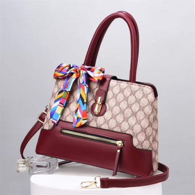 Women's Fashion Trendy Bags 2022 New Monogram Bag Fashion Casual Handbag Ribbon Elegant Shoulder Bag for Women