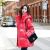 Winter Bright Surface Colorful Wash-Free Down Jacket Women's New Korean Style Online Influencer Fashion Loose Printed Mid-Length Coat