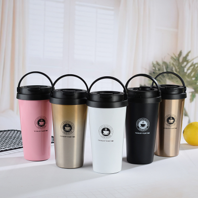 500ml Large Capacity Thermos Cup 304 Stainless Steel Cup Wholesale Custom Logo Thermos Cup