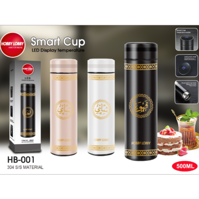 500ml Large Capacity Thermos Cup 304 Stainless Steel Cup With Temperature Display Wholesale Custom Logo Thermos Cup