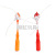 Cartoon Light-Emitting Small Fish Windmill Stick Colorful Rotating Flash Music Windmill Electric Toy Gift