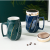 Nordic Style Creative Ribbed Glaze Ceramic Cup Office Cup Household Water Cup Coffee Cup Gift Mirror Cup