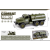 Cross-Border Military Flat Warrior Simulation Camouflage Truck Three-Door Sound and Light Toy Car (Electric LR44 * 3 Tablets)