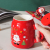 Christmas Cup ceramic cup mug Santa Claus Cup gift Cup Milk Cup coffee cup..