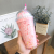 New Creative Ice Cream Ice Cup Macaron Color Cup with Straw Female Student Office Worker Youth Summer Cup