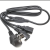 National Standard One-to-Two Desktop Host Power Cord Double-Tail Pin Tail Computer Cable  Plug Equipment Pure Copper